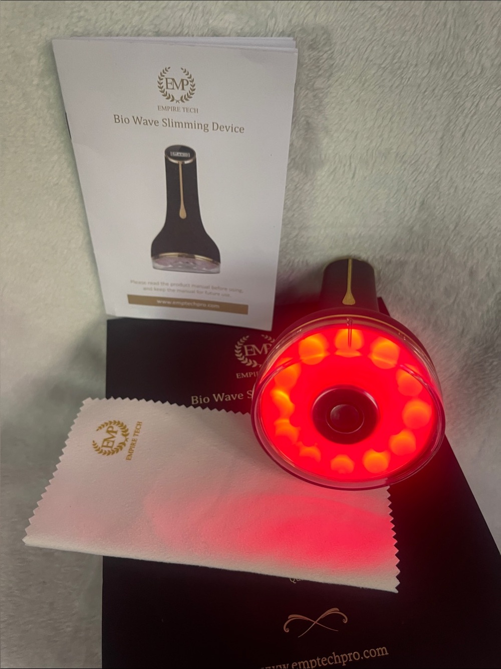 Red Light Slimming Device by Empire Tech - Portable Ultrasonic Bio Wave